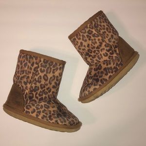 🔴5/$20 TCP Leopard Chalet Faux Suede Slip in Boot